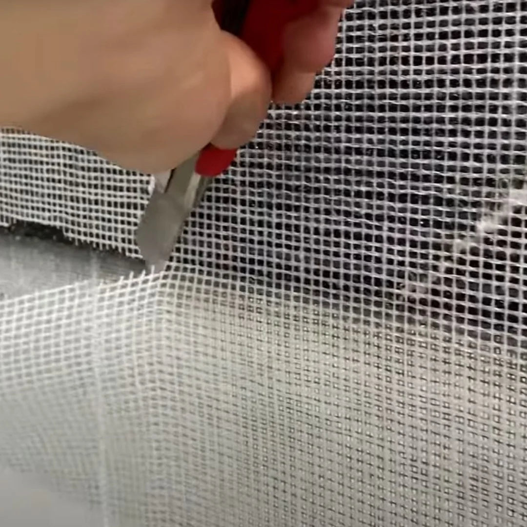Tela/Malla para respaldo de alfombra
